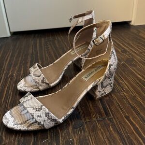 Steve Madden Snake Skin Heels
